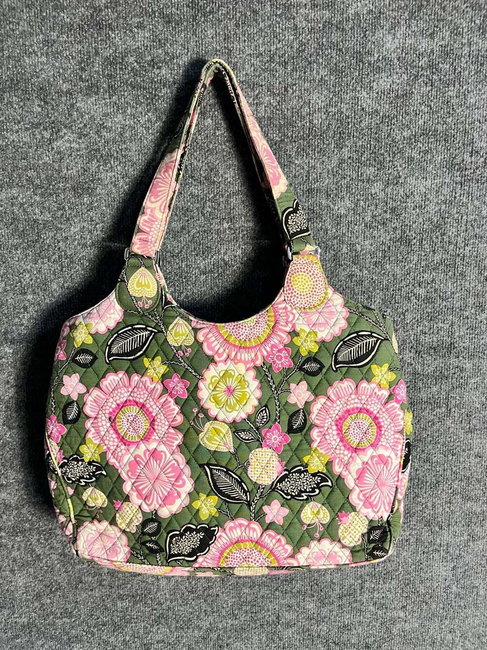 Vera Bradley Glenna Shoulder Bag Olivia Pink Floral
